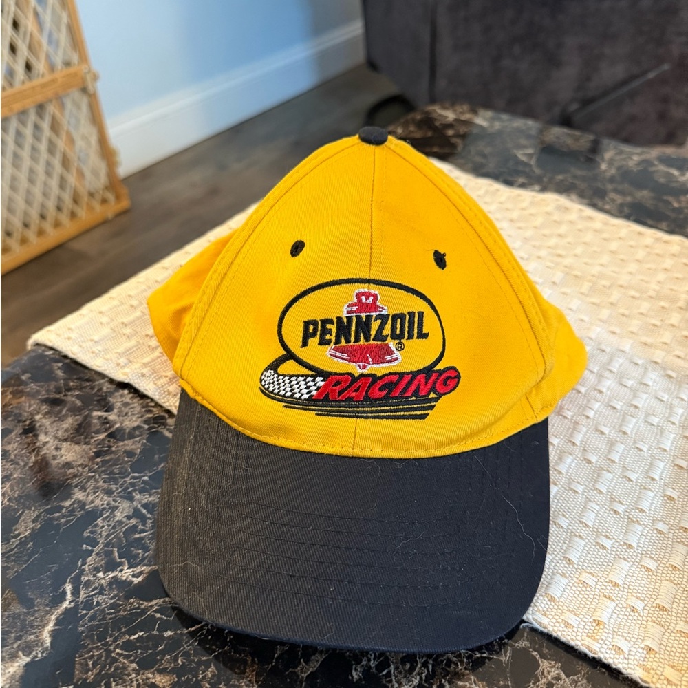 Racing Yellow and Black Cap